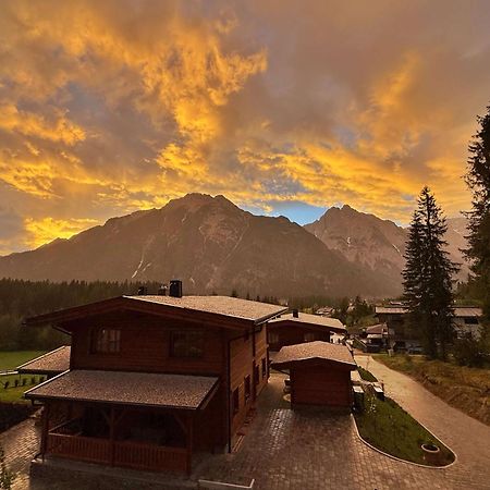 Sissi'S Green Chalets Leutasch Bagian luar foto