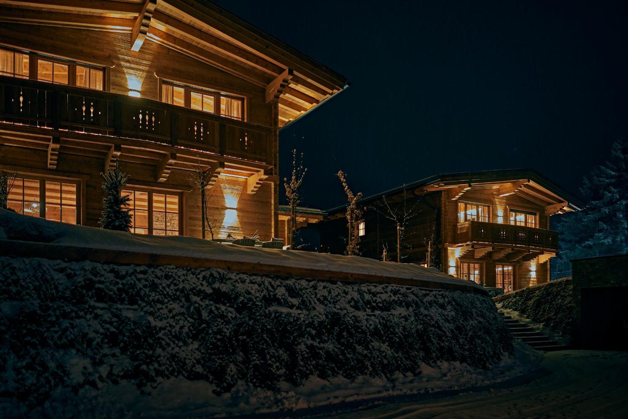 Sissi'S Green Chalets Leutasch Bagian luar foto