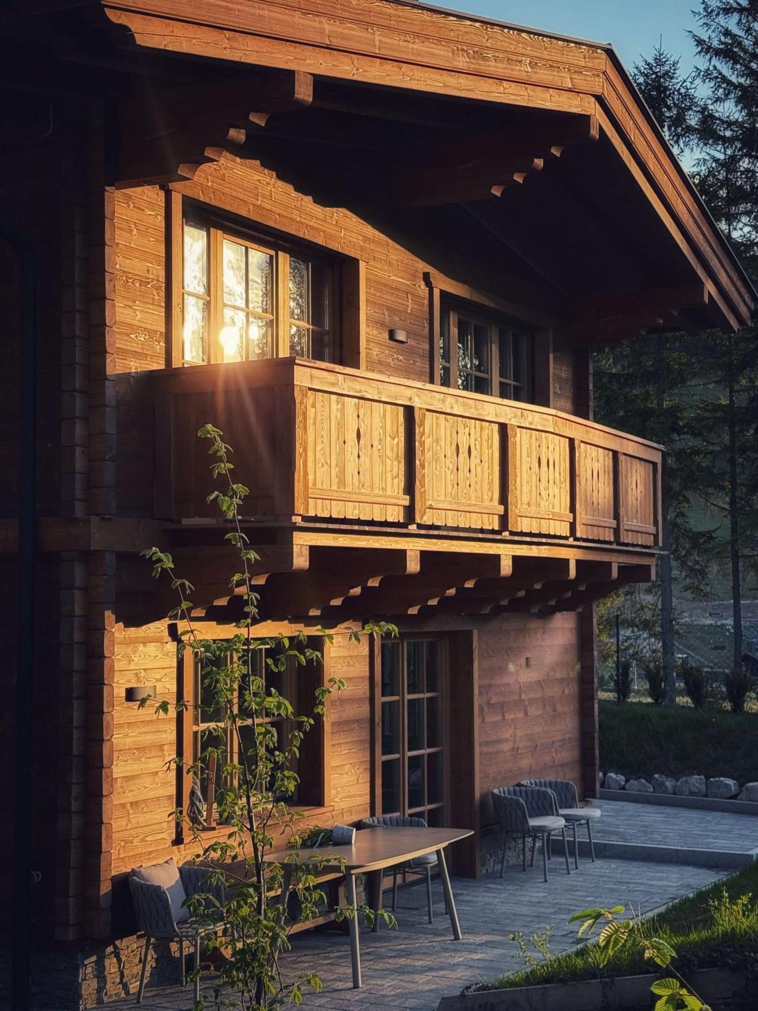 Sissi'S Green Chalets Leutasch Bagian luar foto